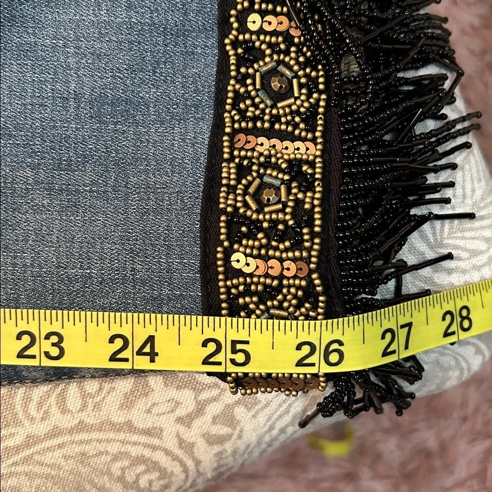 NWT Chico’s size 12 US/ 2T decorative hem jeans 26 in inseam. - Picture 6 of 7